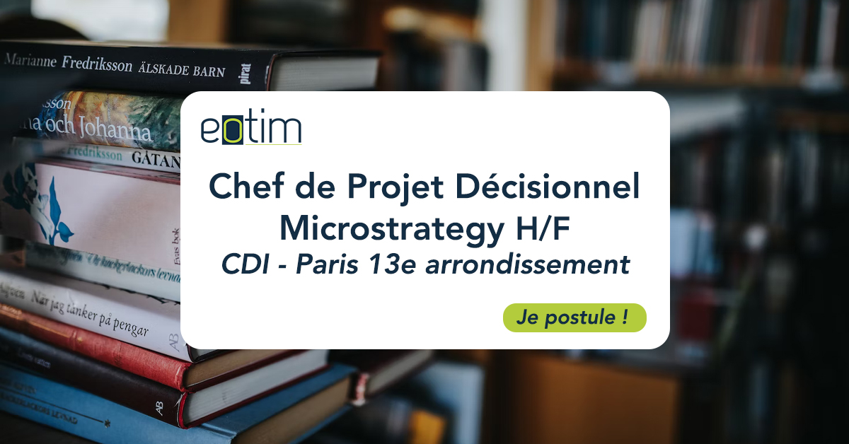Chef de Projet Décisionnel / Microstrategy H/F