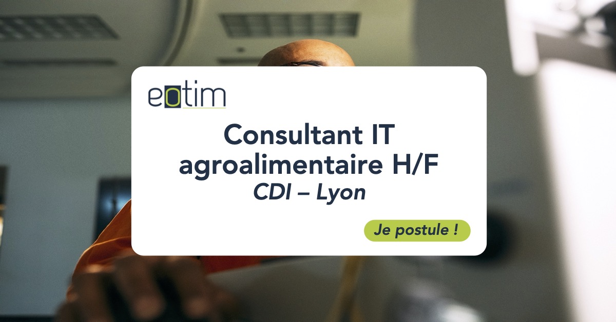 Consultant IT agroalimentaire H/F