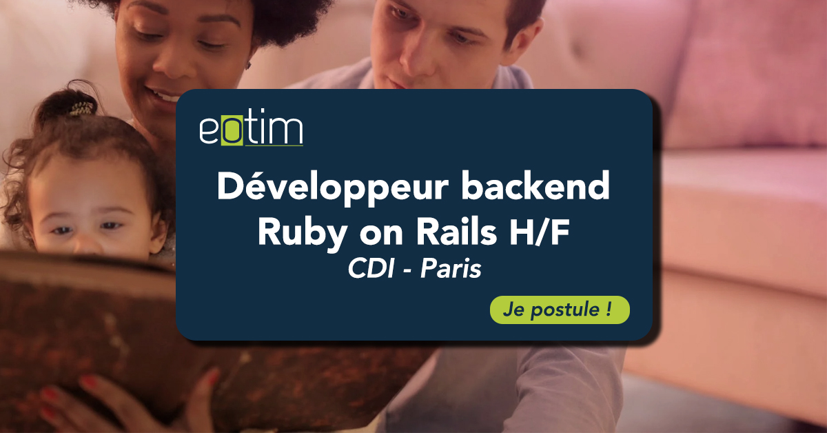 Développeur Back-End Ruby on Rails H/F
