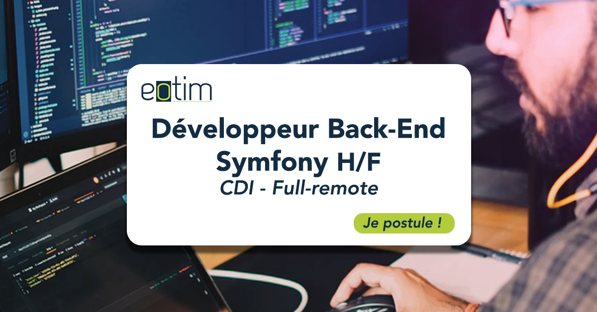 Développeur Back-End Symfony H/F