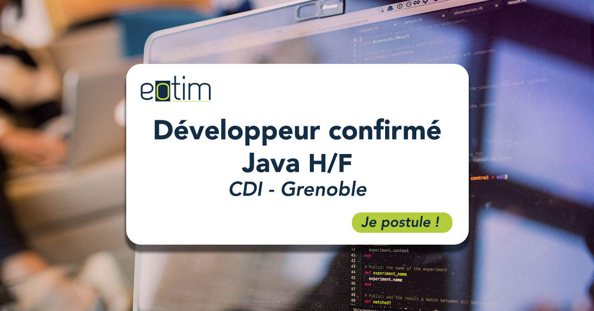 Développeur confirmé Java (H/F)