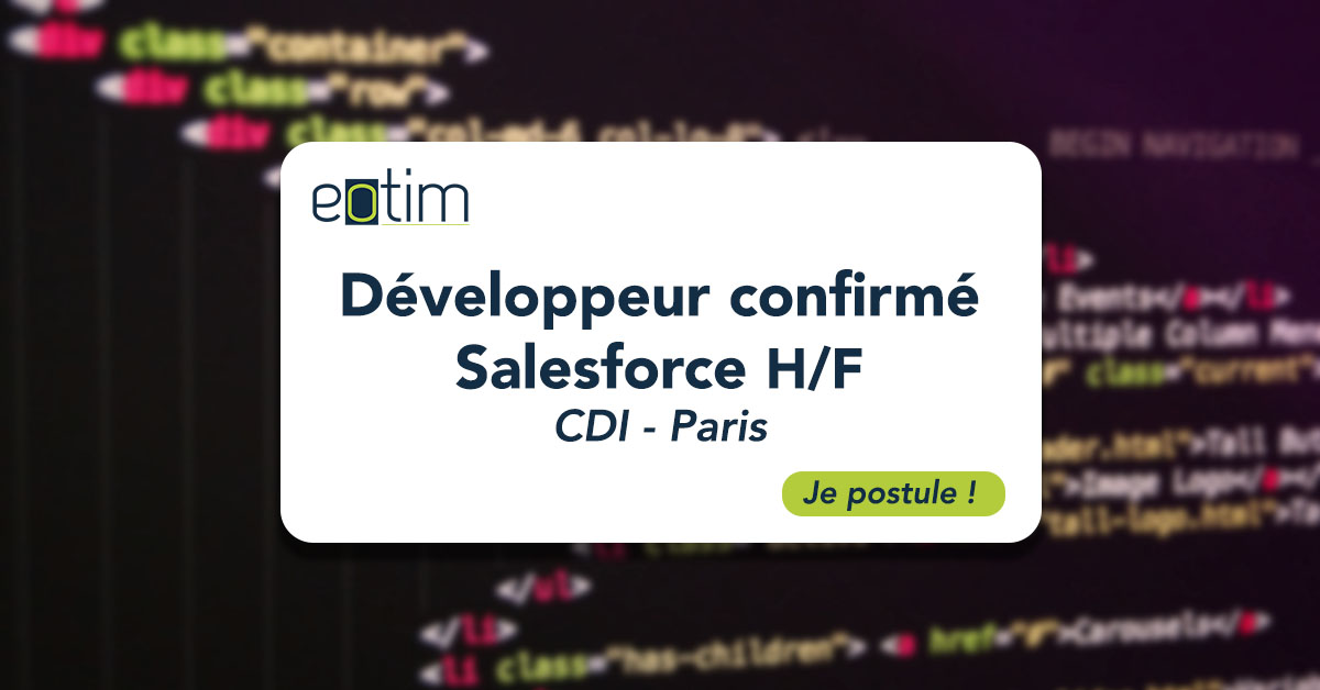 Développeur confirmé Salesforce H/F