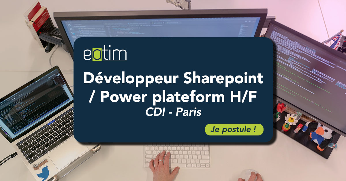 Développeur Sharepoint, power plateforme (H/F)
