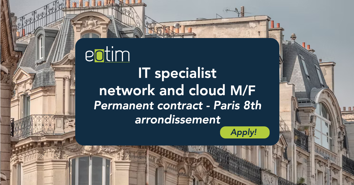 Ingénieur Support Cloud & Réseaux H/F