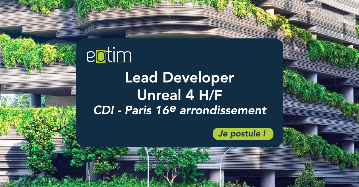 Lead Developer – Unreal 4 H/F