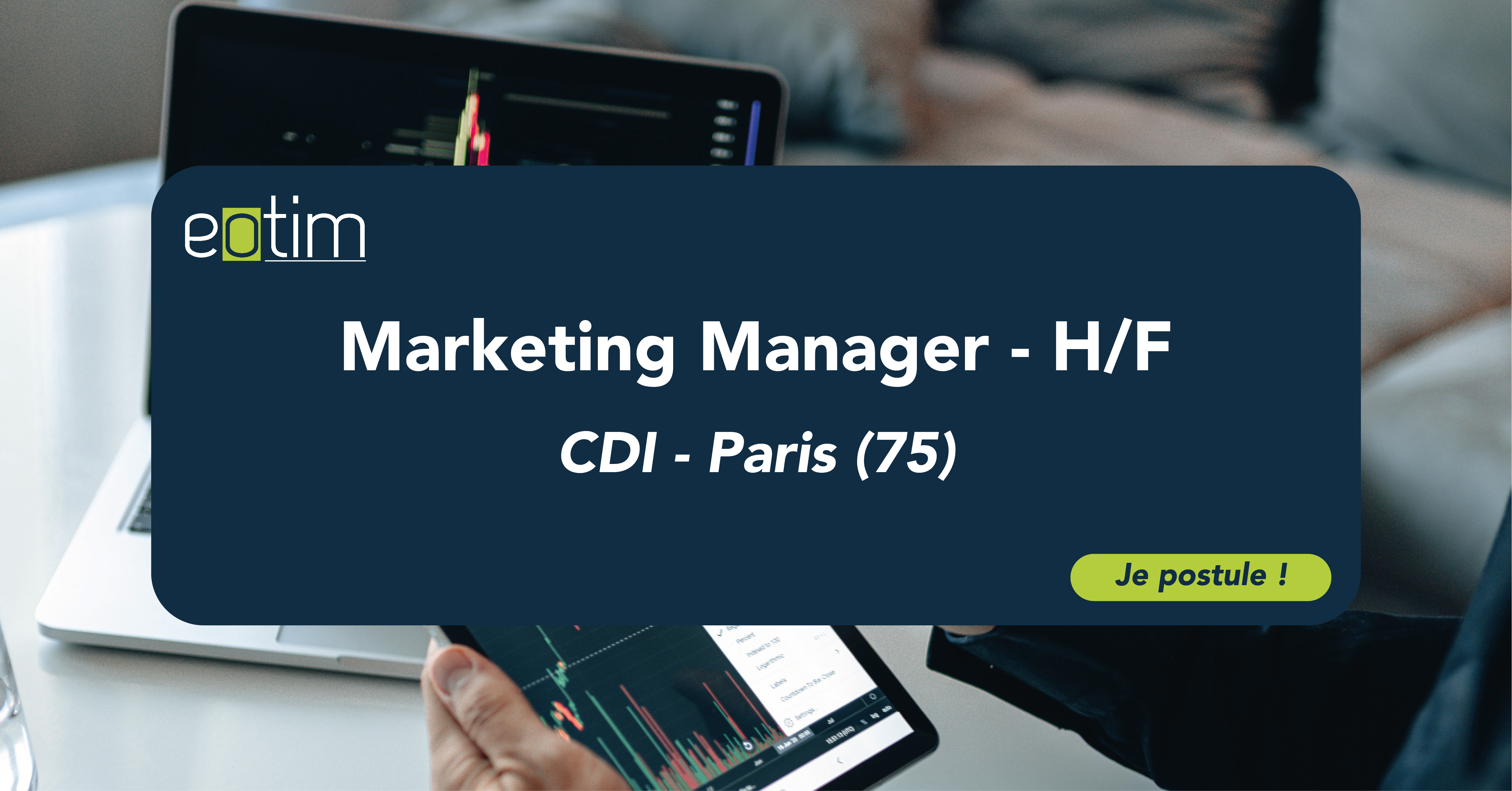 Marketing Manager - H/F