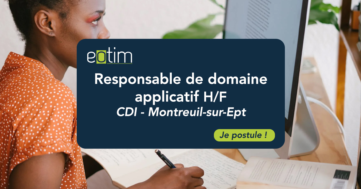 Responsable de domaine applicatif H/F