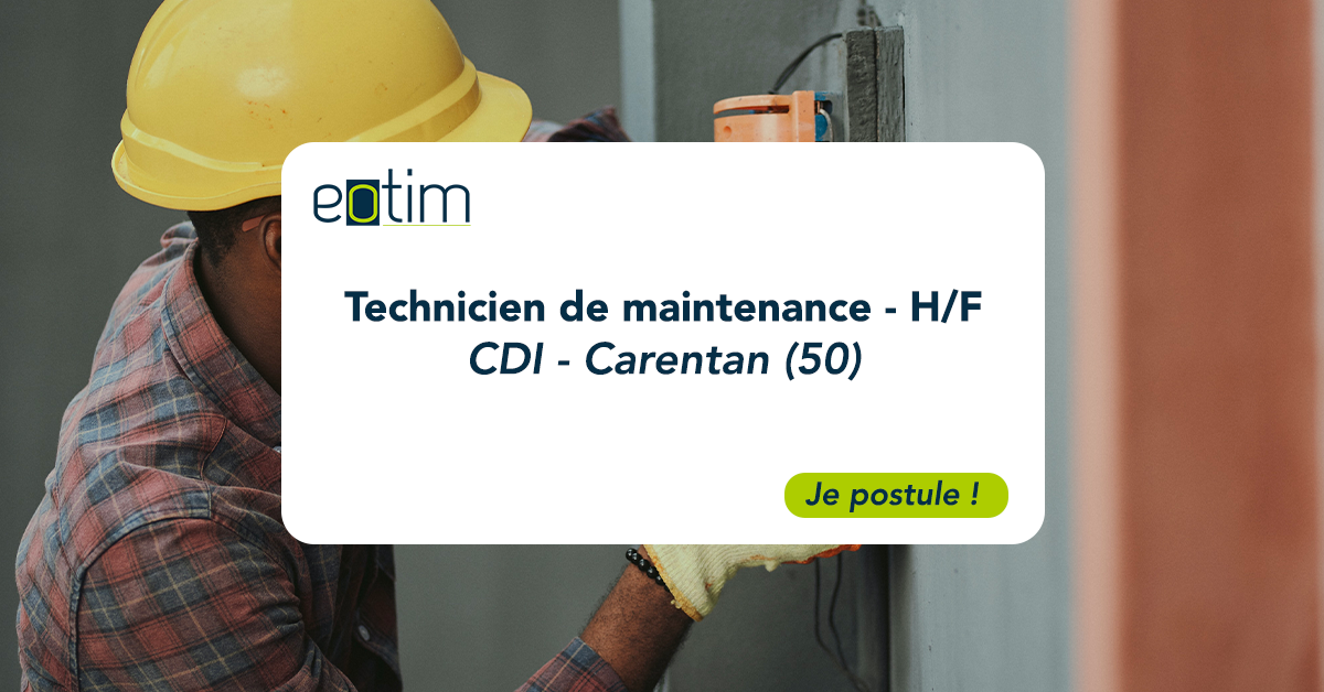 Technicien de maintenance - H/F