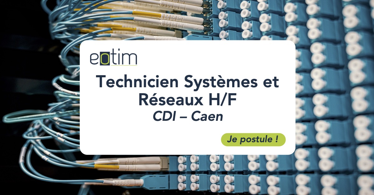 Technicien Systèmes et Réseaux H/F