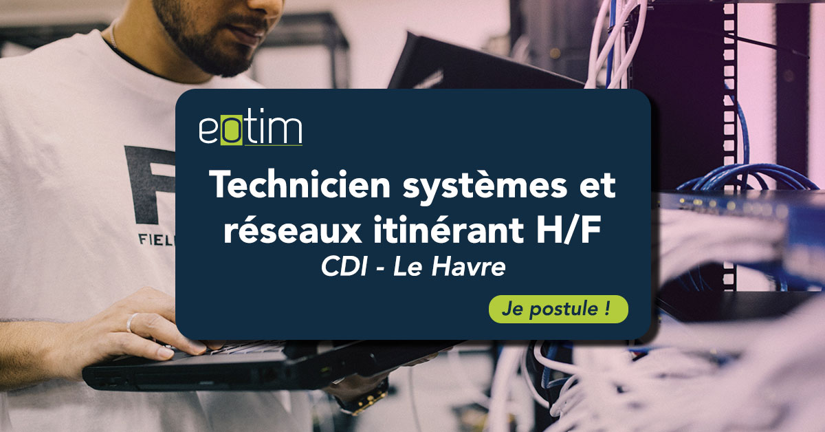 Technicien Systèmes et Réseaux itinérant H/F