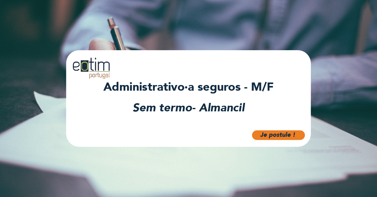 Administrativo·a seguros - M/F
