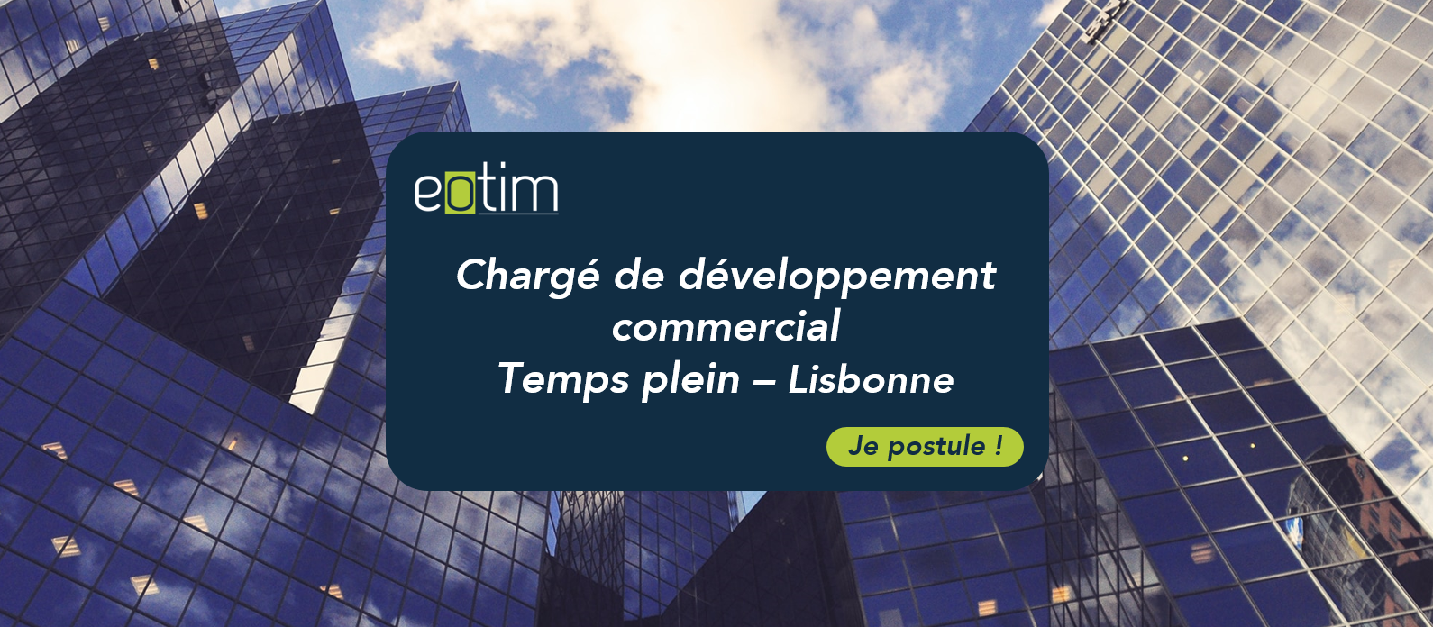 Chargé de développement commercial H-F