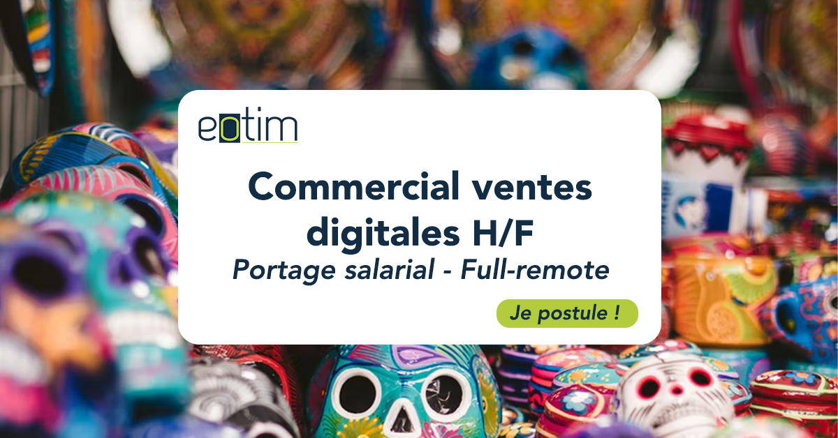 Commercial ventes digitales H/F