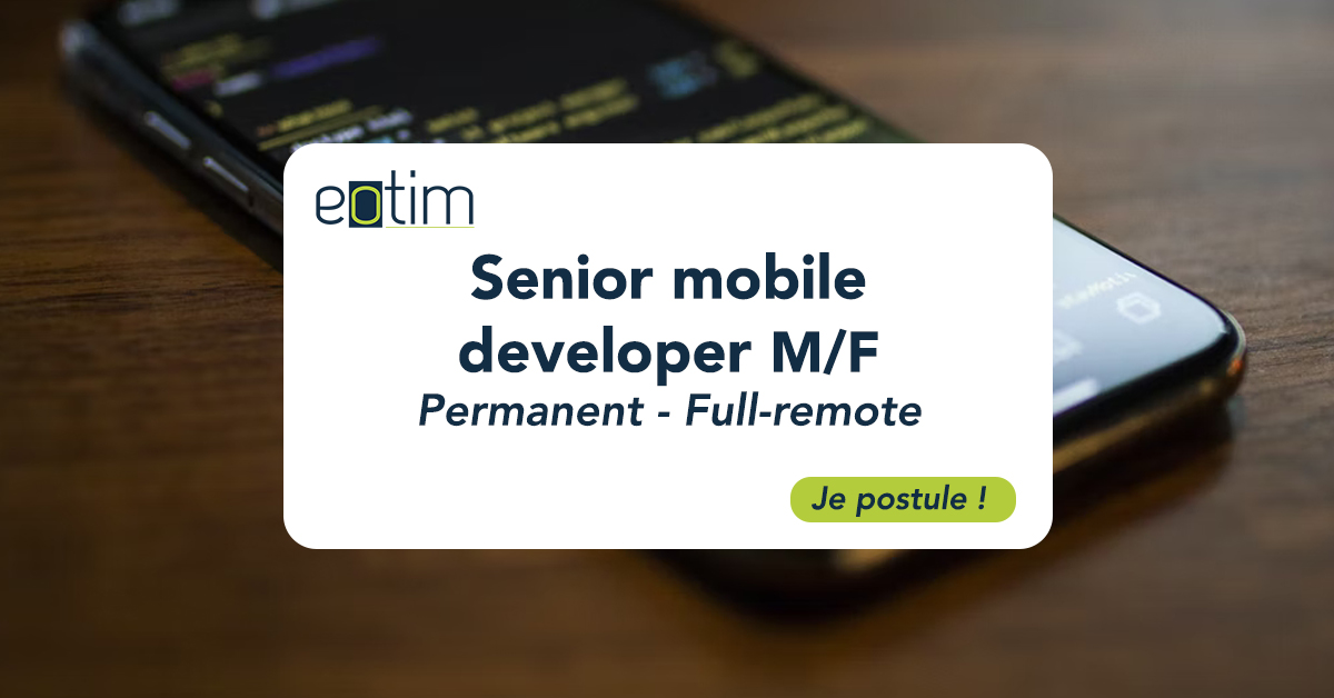 Senior Mobile Developer M/F